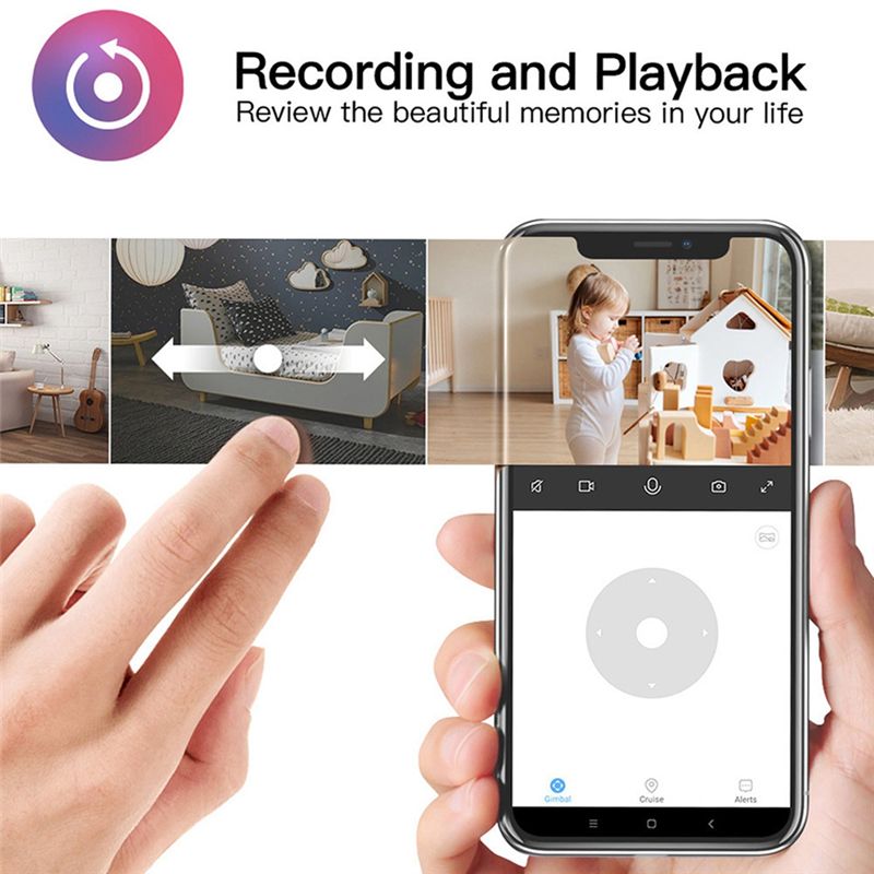 Security Ip Camera - Essentiële wifi-camera voor binnen, Tuya-camera, babyfoon,