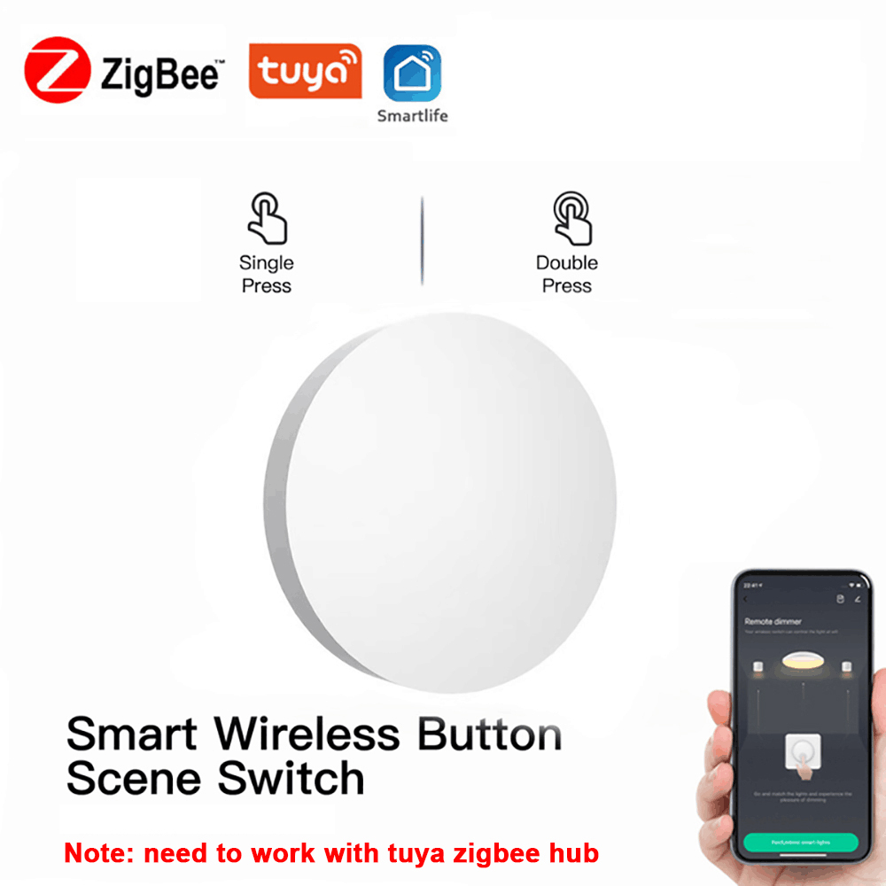 Smart Home Z Wave - Tuya Zigbee Knop Scene Switch Intelligente