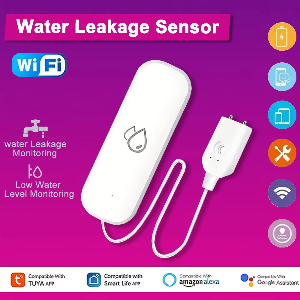 Smart Home Proxmox - Tuya WiFi Waterlekkage Alarmsensor Smart Home