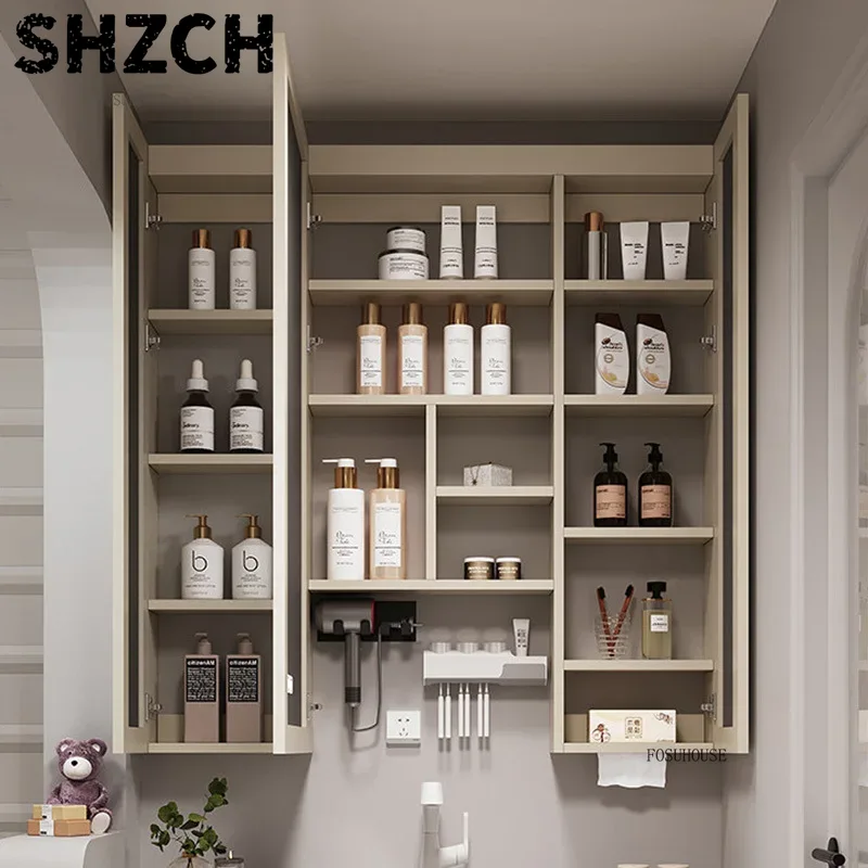 Smart Home Living - Moderne, verdikte badkamerspiegel met geïntegreerde slimme