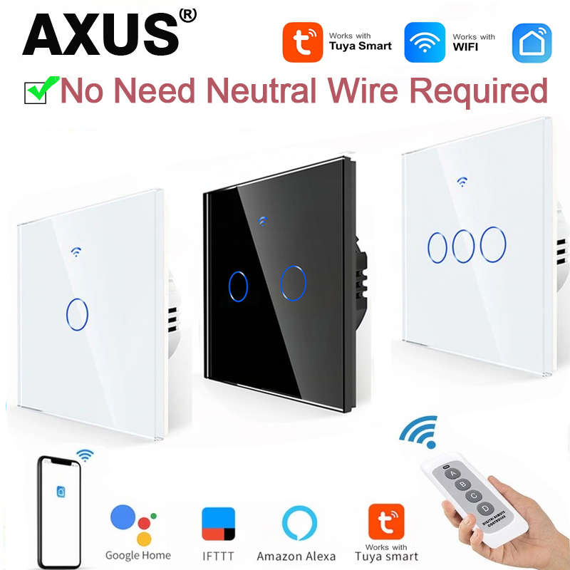 Smart Home Proxmox - AXUS EU WiFi Slimme Lichtschakelaars Zonder