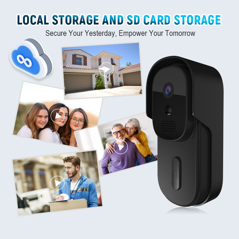 Smart Home Video Doorbell Enhanced Security With Smart Doorbell - Tuya Video Deurbel 2MP Waterdicht 1080P