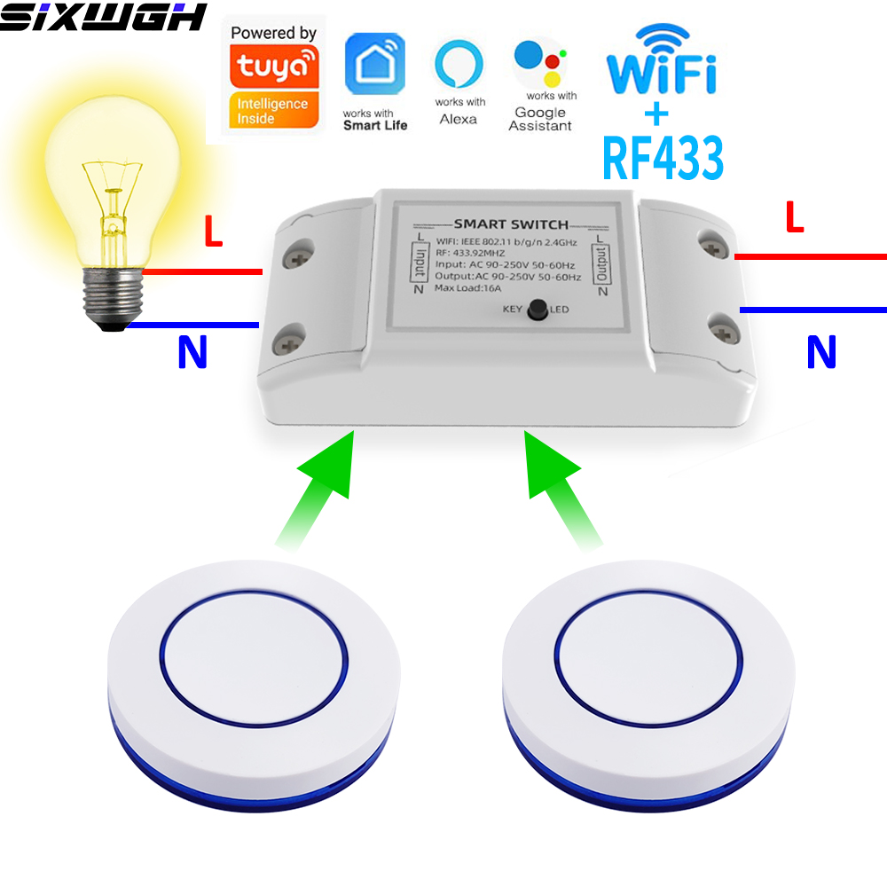 Smart Home Proxmox - 16A WiFi Tuya Smart Switch Draadloze