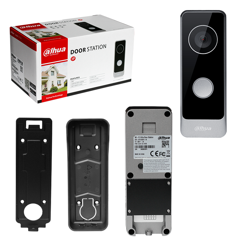 Smart Home Video Doorbell Enhanced Security With Smart Doorbell - Dahua VTO1301R-W 1080P Mini WiFi Video-intercom