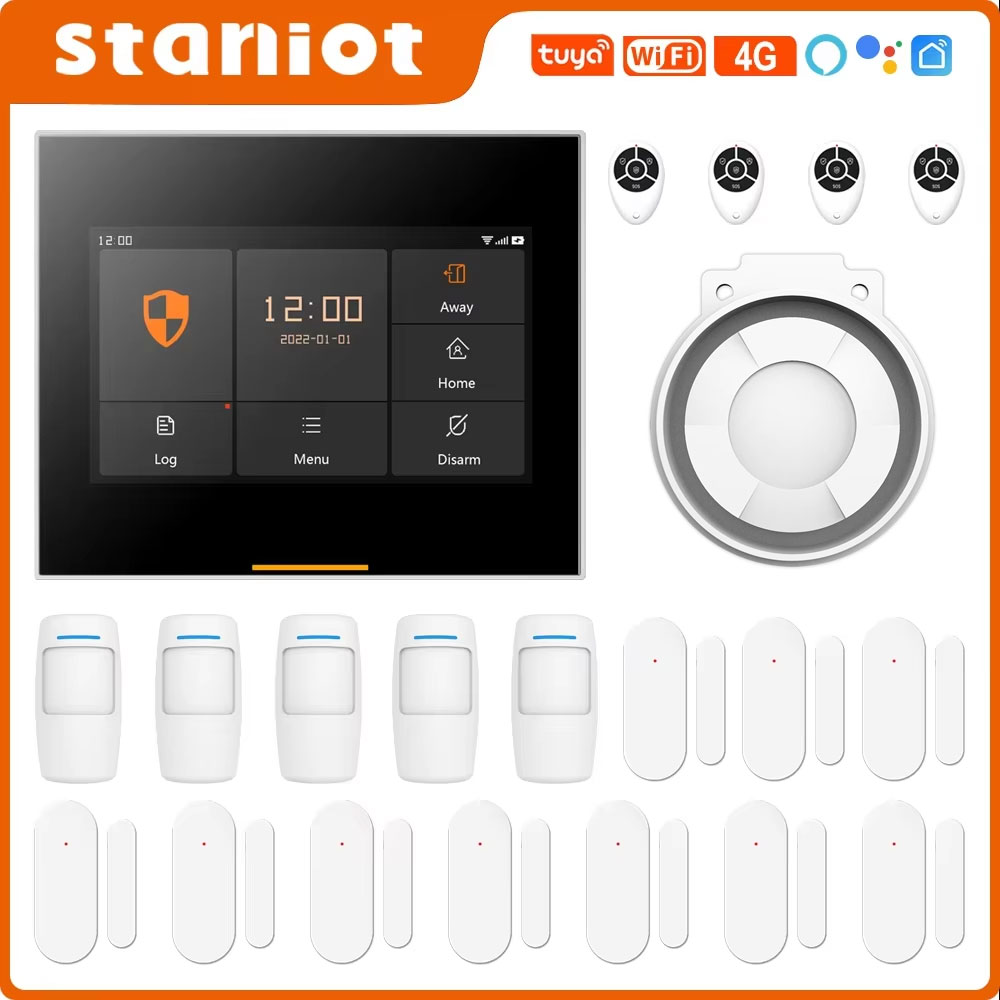 Smart Home Package - Staniot 433MHz Draadloos Wifi 4G Smart