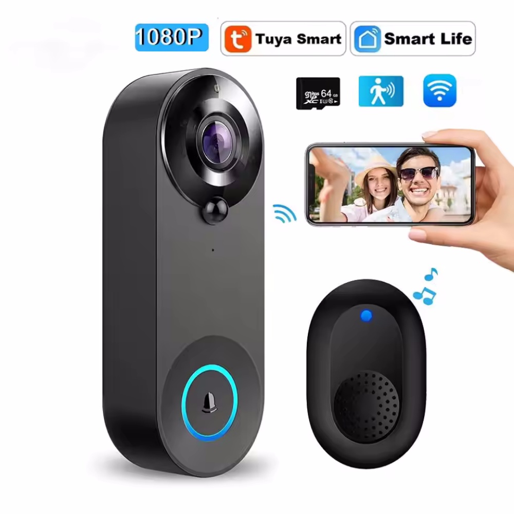 Tuya 1080P Draadloze WIFI Deur - Smart Home Video Doorbell Enhanced Security With Smart Doorbell recensie en prijs