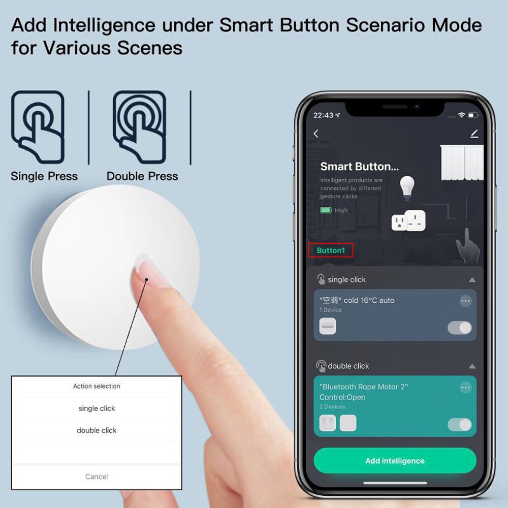 Tuya Zigbee Knop Scene Switch  - Smart Home Z Wave recensie en prijs