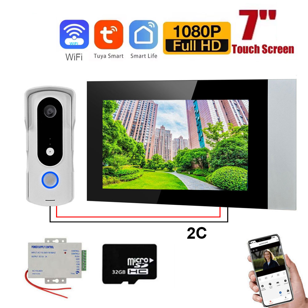 2 Draad Smart Home Tuya Wifi 1 - Smart Home Video Doorbell Enhanced Security With Smart Doorbell recensie en prijs