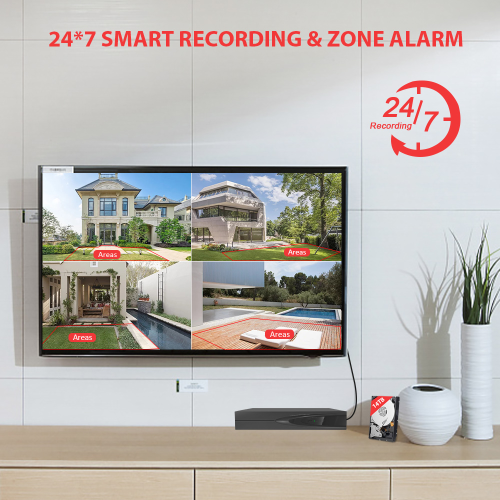 Super 8mp h.265 poe nvr ai sma - Security Ip Camera recensie en prijs