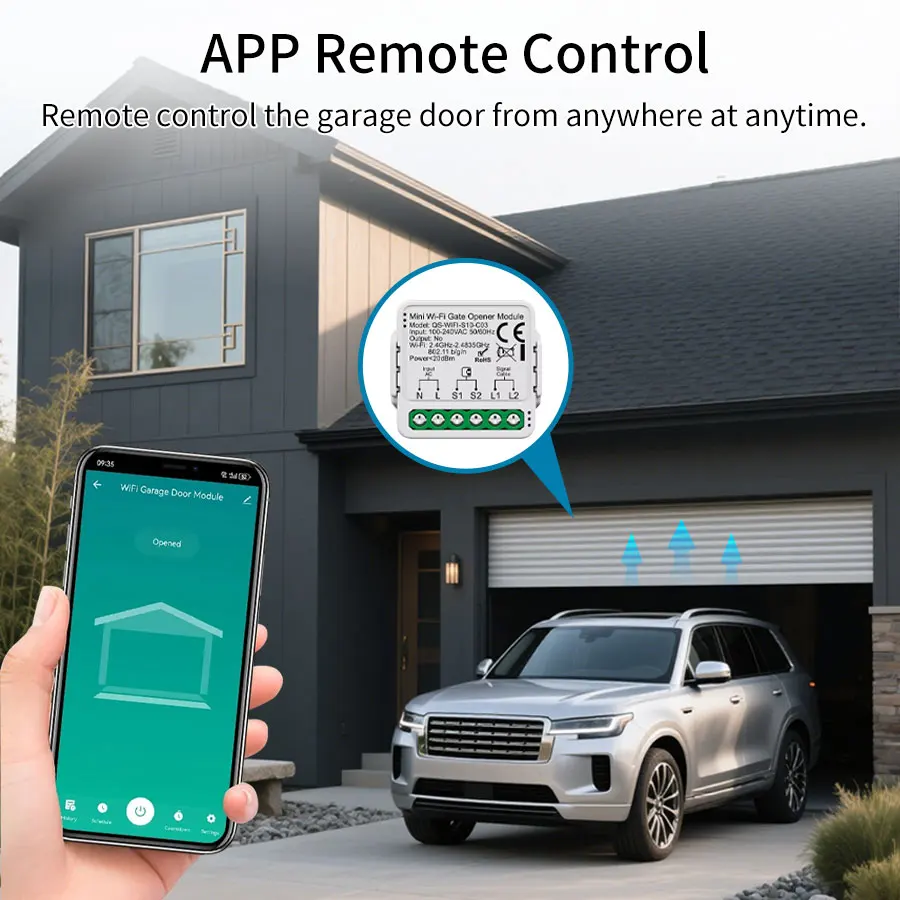 Tuya ZigBee WiFi Garagedeurope - Smart Home Z Wave recensie en prijs