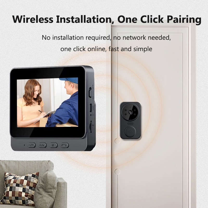 4,3 inch WiFi draadloze videod - Smart Home Video Doorbell Enhanced Security With Smart Doorbell recensie en prijs