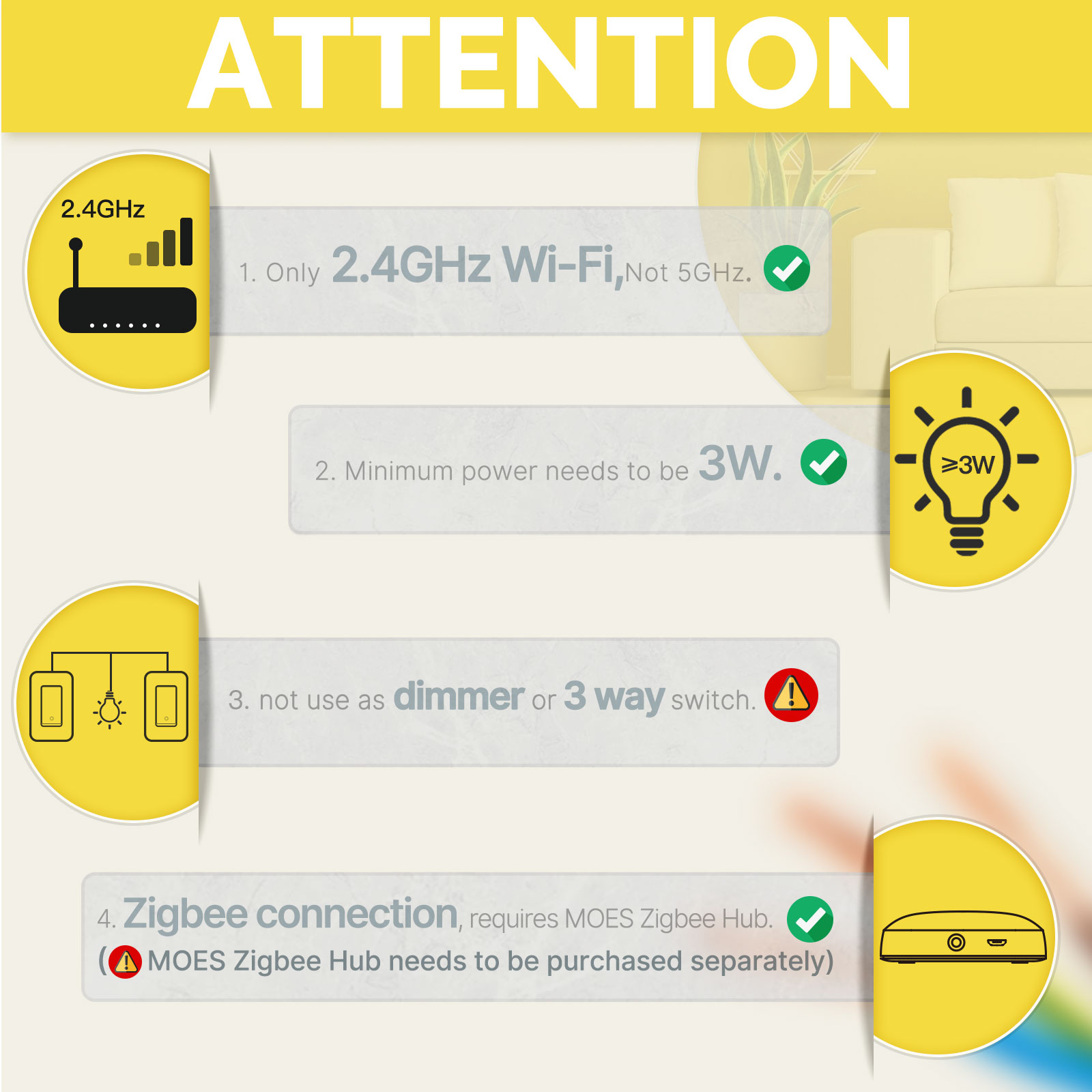 MOES US Standaard Zigbee Slimm - Smart Home Z Wave recensie en prijs