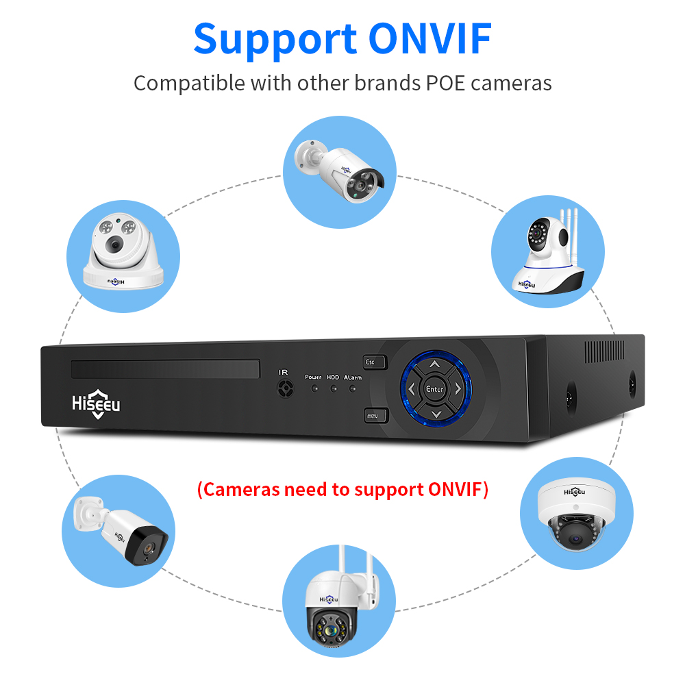 Hiseeu 4CH 10CH 16CH 4K 8MP 5M - Security Ip Camera recensie en prijs