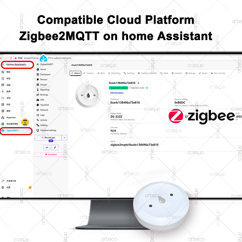 Tuya Smart Zigbee Watersensor  - Smart Home Zentrale recensie en prijs