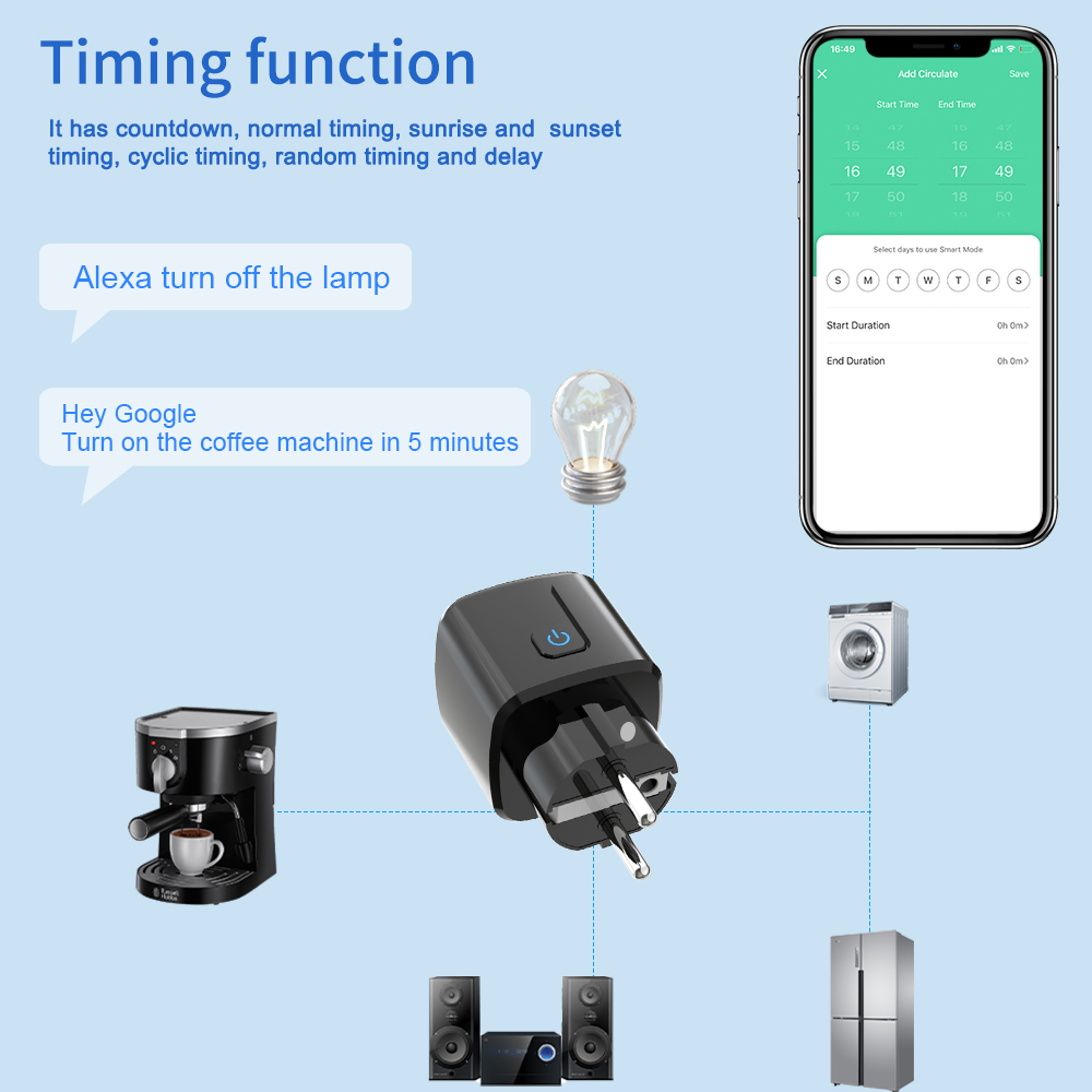 Tuya Smart Socket WiFi-afstand - Smart Home Technology recensie en prijs
