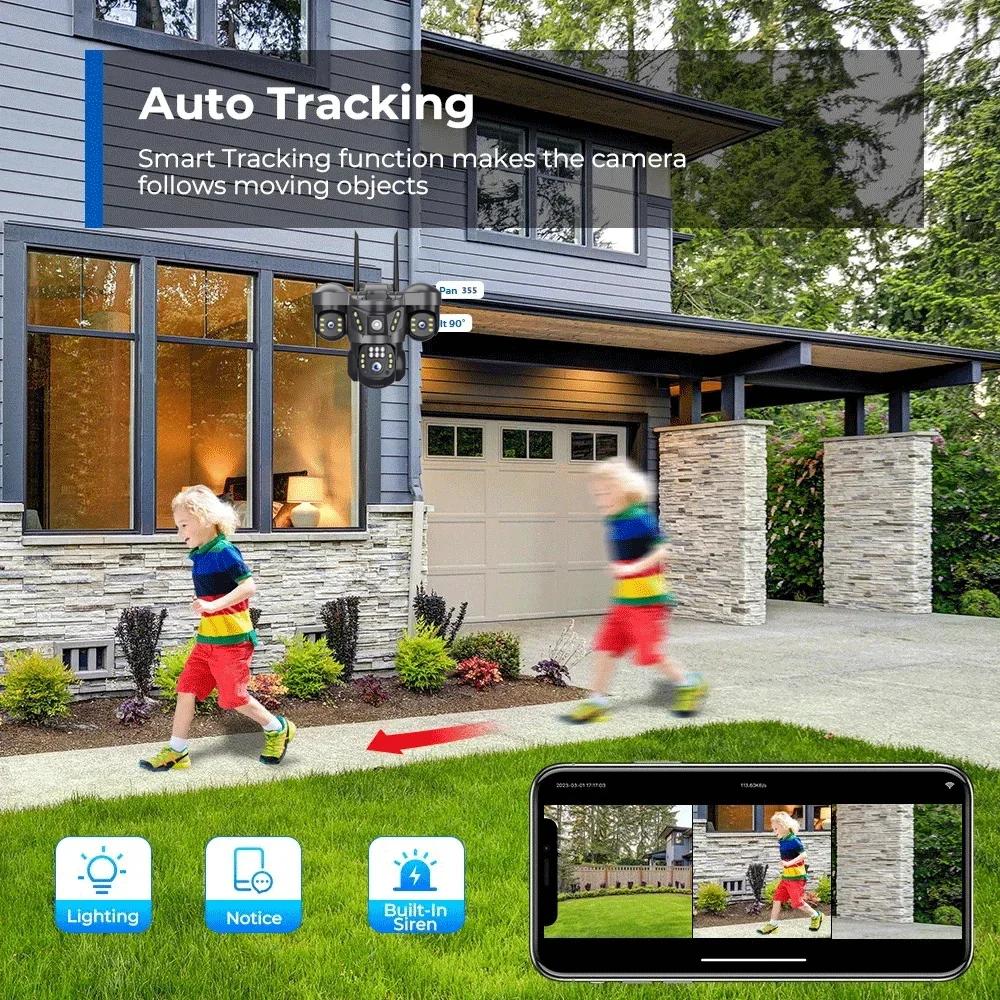 15MP 8K WIFI IP-camera met dri - Smart Home Kamera Outdoor recensie en prijs