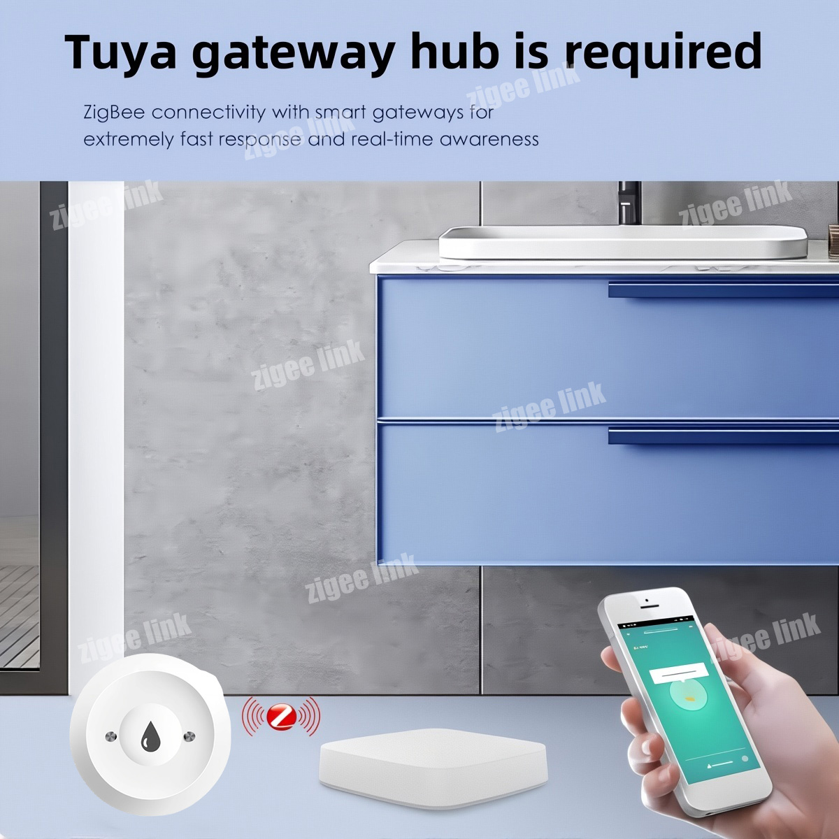 ZigBee 3.0 Watersensor Slimme  - Smart Home Zentrale recensie en prijs