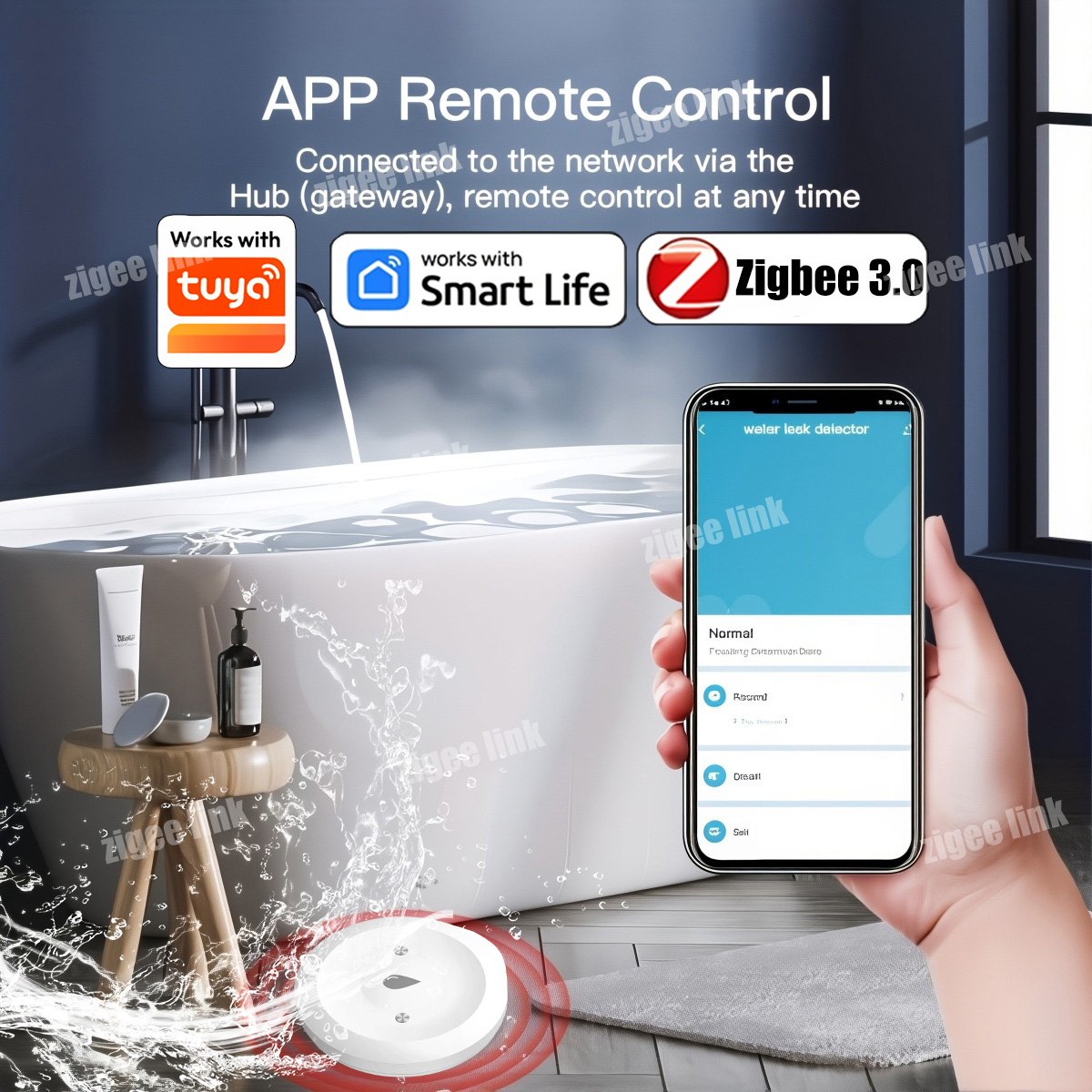 ZigBee 3.0 Watersensor Slimme  - Smart Home Zentrale recensie en prijs