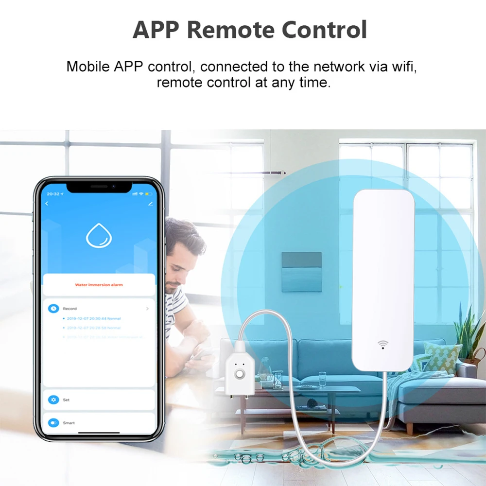 Tuya WiFi Zigbee Watersensor S - Smart Home Proxmox recensie en prijs