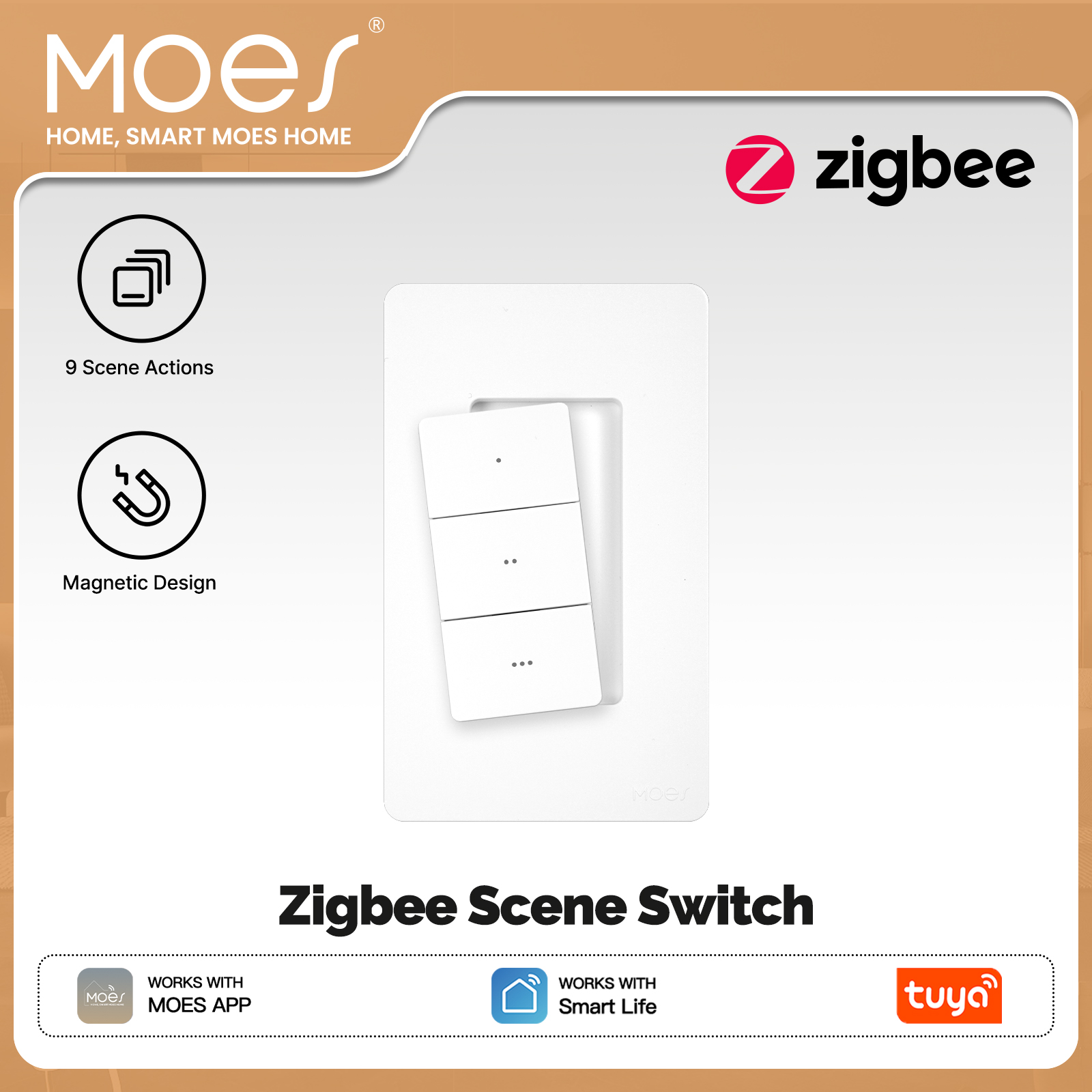MOES Tuya Zigbee Smart Wireles - Smart Home Z Wave recensie en prijs