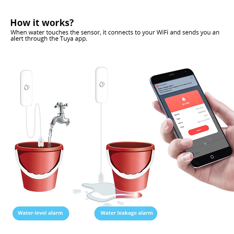 Tuya WiFi Waterlekkage Alarmse - Smart Home Proxmox recensie en prijs