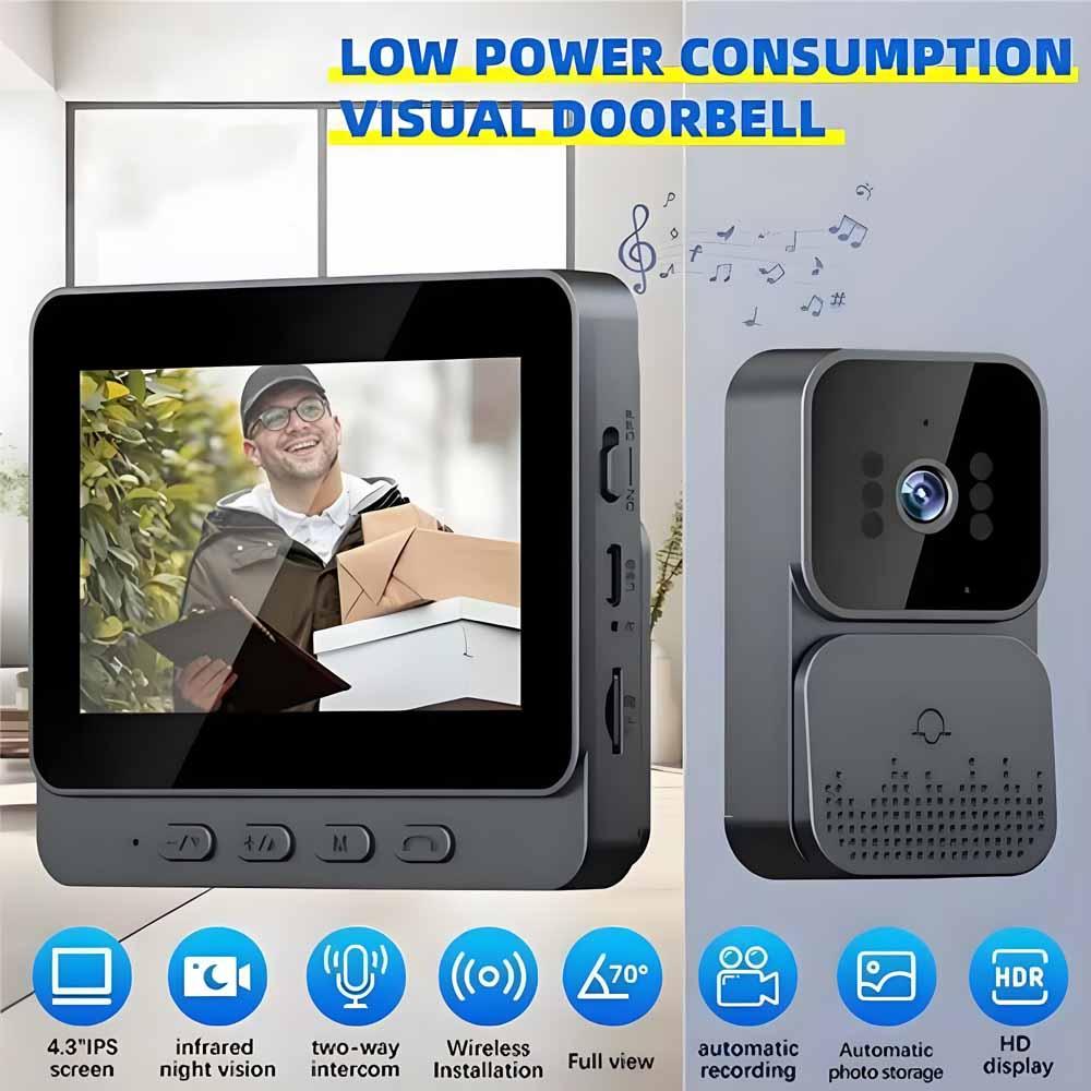 Draadloze intercomdeurbel HD N - Smart Home Video Doorphone Ezviz recensie en prijs