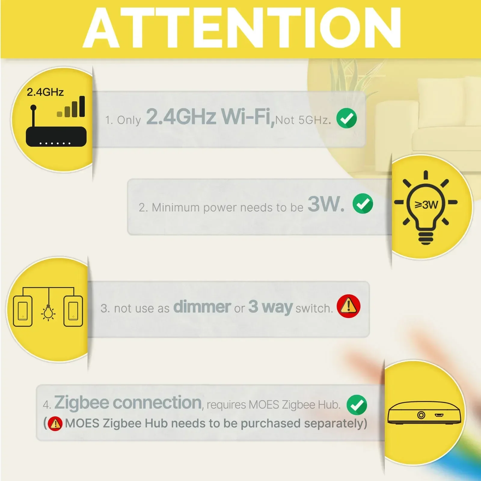 MOES Tuya ZigBee US Smart Ligh - Smart Home Z Wave recensie en prijs