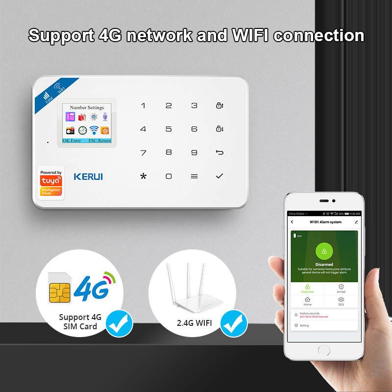 KERUI Alarmsysteem Kit W184 4G - Smart Home Package recensie en prijs
