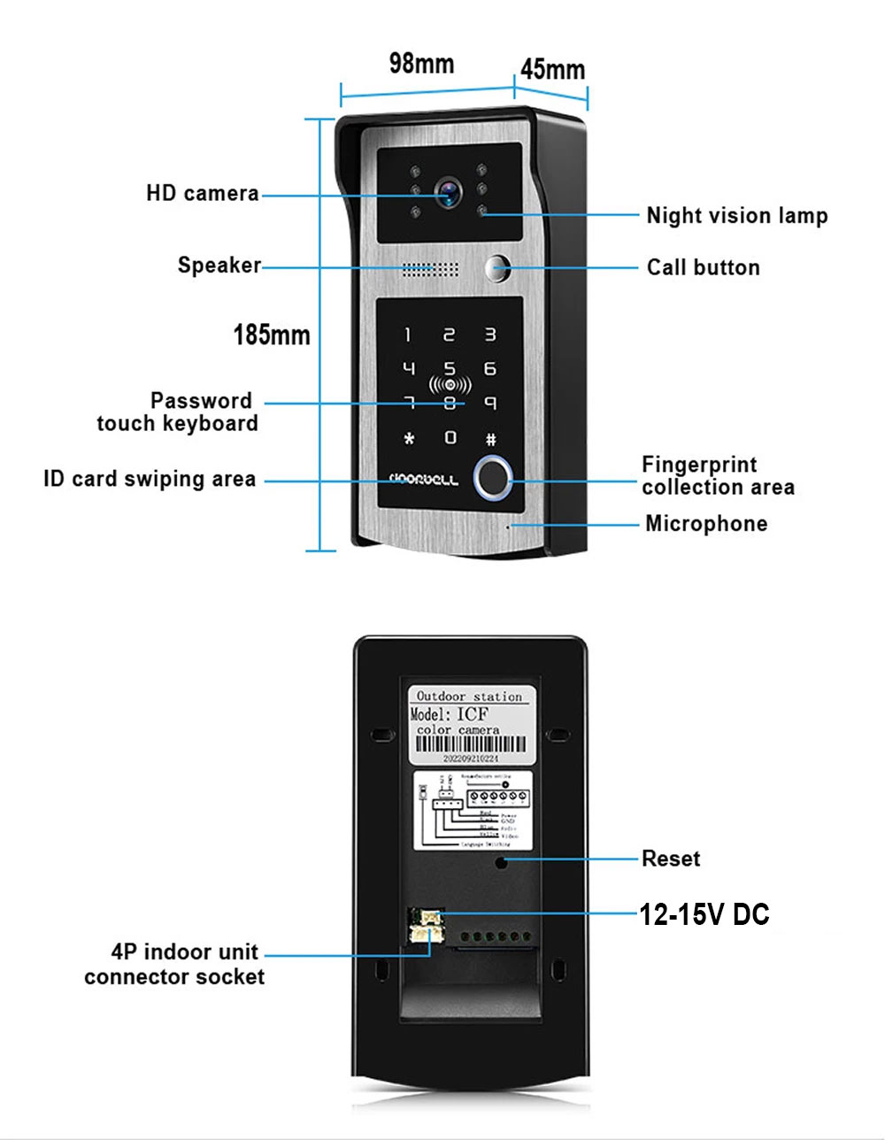 Wifi Tuya 7 inch touchscreen w - Smart Home Video Doorbell Enhanced Security With Smart Doorbell recensie en prijs