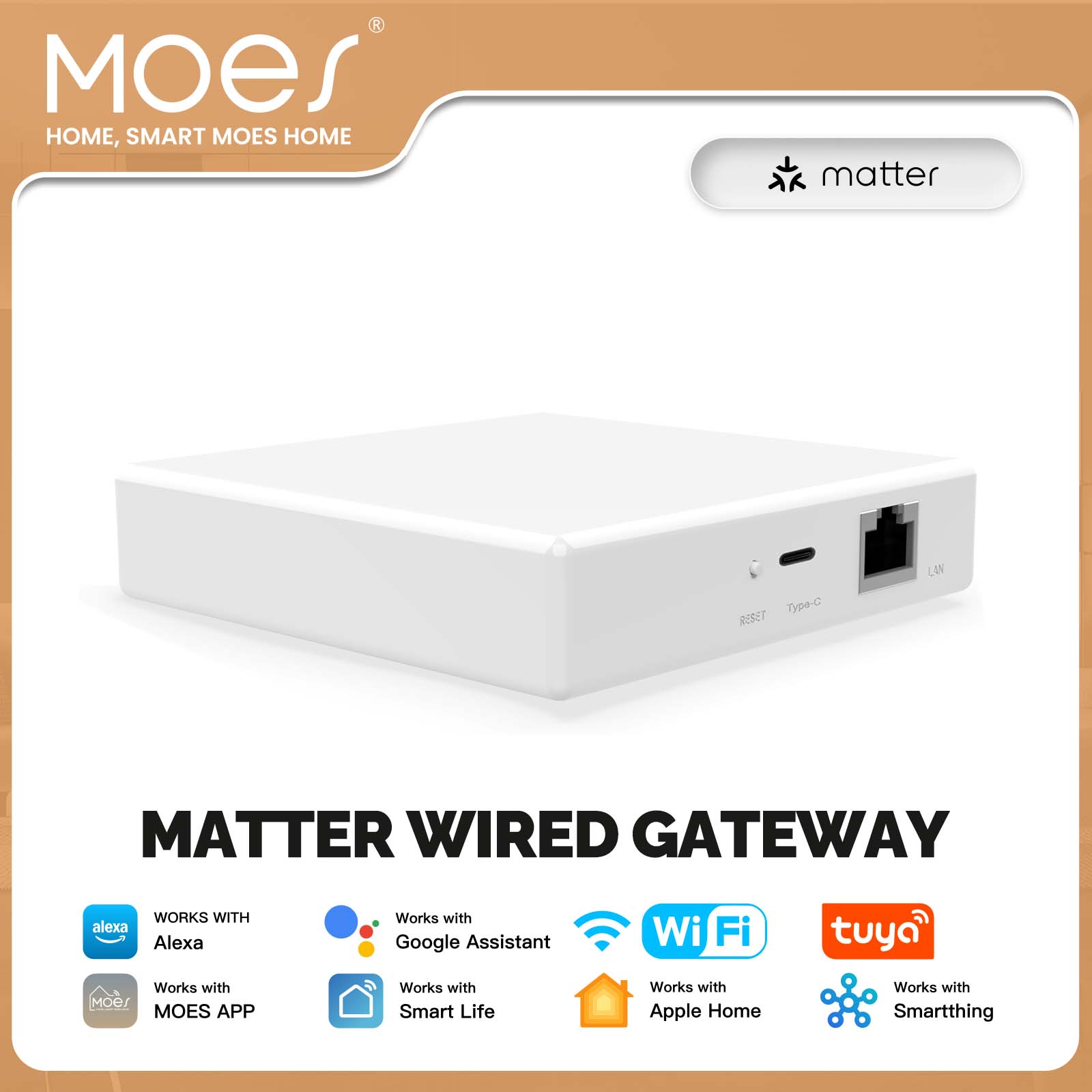 MOES Tuya ZigBee Matter Thread - Smart Home Hub Matter recensie en prijs