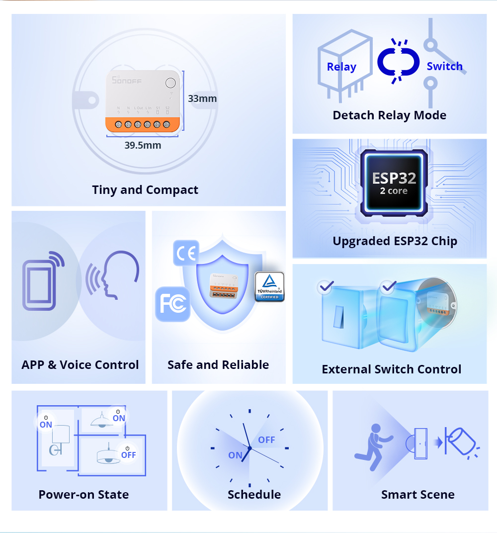 Sonoff Mini R4 Extreme Wifi Sm - Smart Home Proxmox recensie en prijs